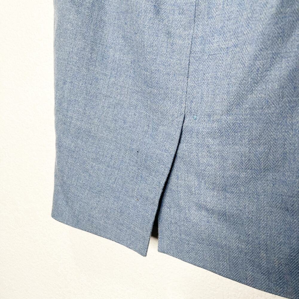 Ralph Lauren Black Label 100% Wool Quiet Luxury Pencil Skirt Old Money Career - Picture 7 of 10
